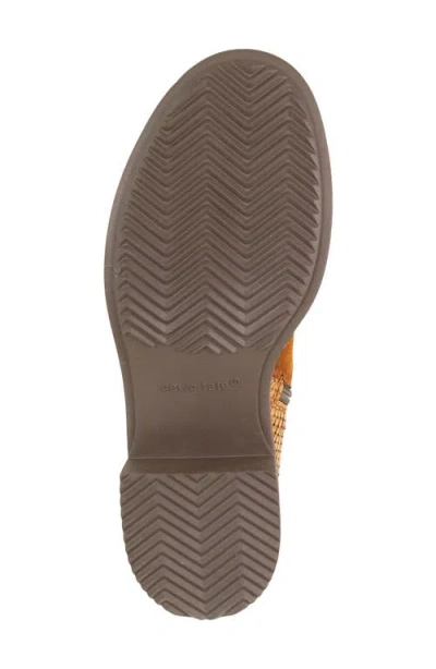 David Tate Surprise Patchwork Leather Bootie In Brown