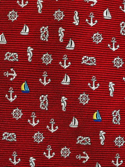 Shop Etro Nautical Pattern Tie