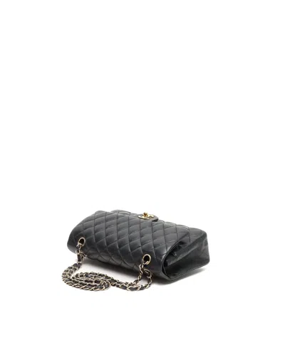 Chanel Classic Medium Double Flap Bag In Black