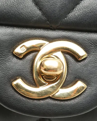 Chanel Classic Medium Double Flap Bag In Black