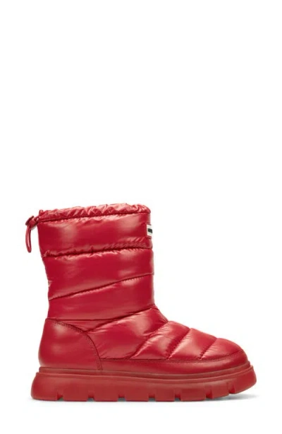 Hunter Maribels Waterproof Snow Boot In Red