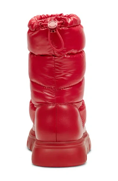 Hunter Maribels Waterproof Snow Boot In Red