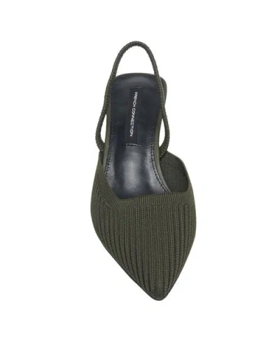 French Connection Coco Slingback Kitten Heel In Gray