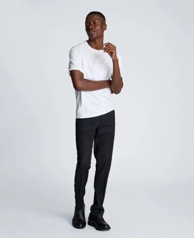 Kenneth Cole Crew Tee With Pocket In White