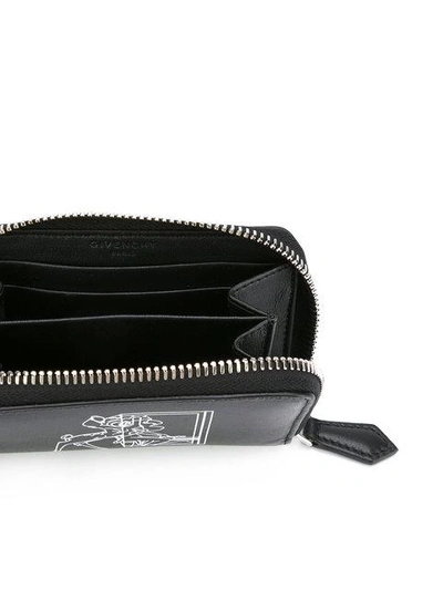 Givenchy Bambi Mini Leather Zip Wallet