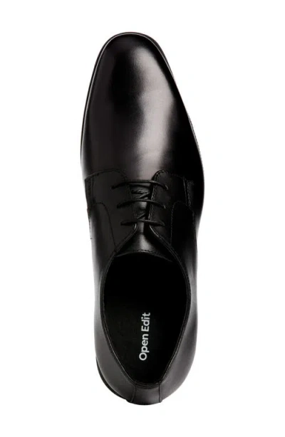 Open Edit Jones Plain Toe Derby In Black