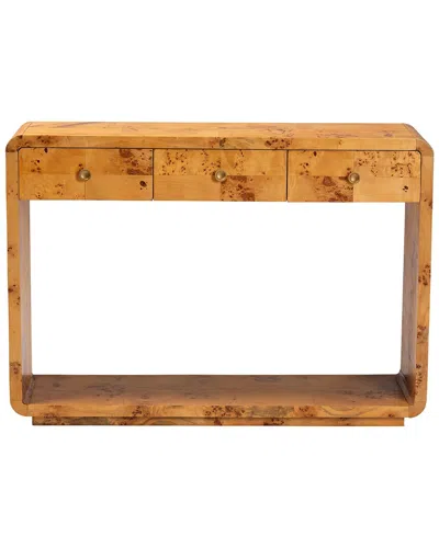 Baxton Studio Netra Contemporary Console Table In Brown