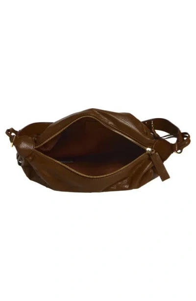 Mango Tin Shoulder Bag In Brown