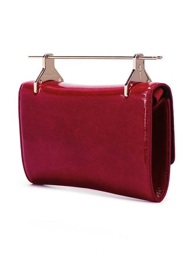 Shop M2malletier Patent Bag In Red