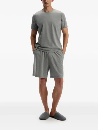 12 Storeez Home Drawstring Shorts In Gray