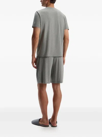 12 Storeez Home Drawstring Shorts In Gray