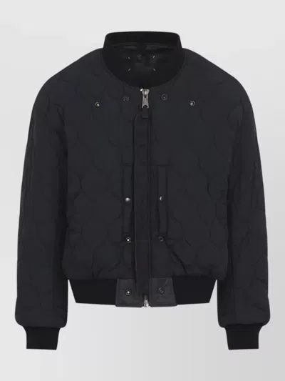 Maison Margiela Nylon Blend Bomber Jacket With Polyester Lining In Multi