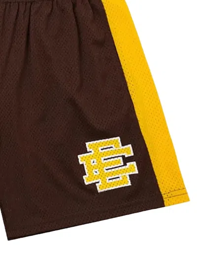 Eric Emanuel Basic Mesh Shorts In Brown