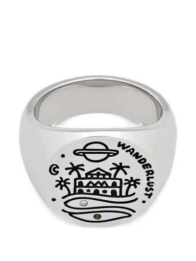 Tom Wood 원더러스트 시그넷 링 In Silver