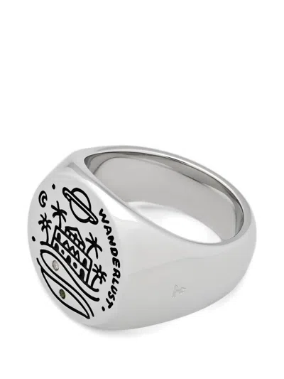 Tom Wood 원더러스트 시그넷 링 In Silver