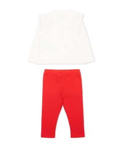 Moschino Teddy Bear Ruffled Tracksuit In Multi