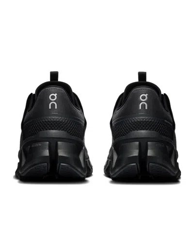 On Running Black Polyester Rubber Cloudswift Amp 1 Sneakers In Black