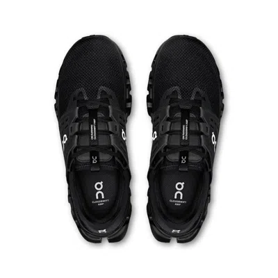 On Running Black Polyester Rubber Cloudswift Amp 1 Sneakers In Black