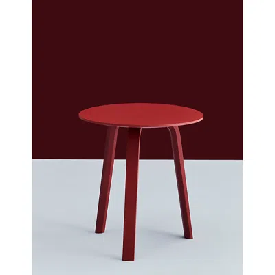 Hay Bella Solid-oak Coffee Table 45cm In Tile Red