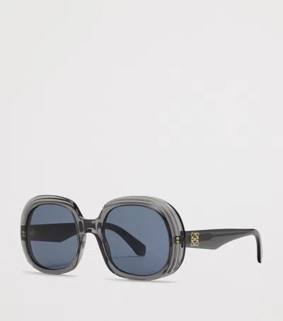 Loewe Square Steps Sunglasses In Grey