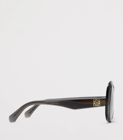 Loewe Square Steps Sunglasses In Grey