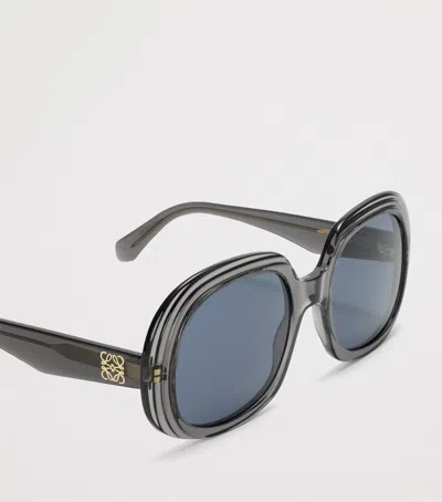 Loewe Square Steps Sunglasses In Grey