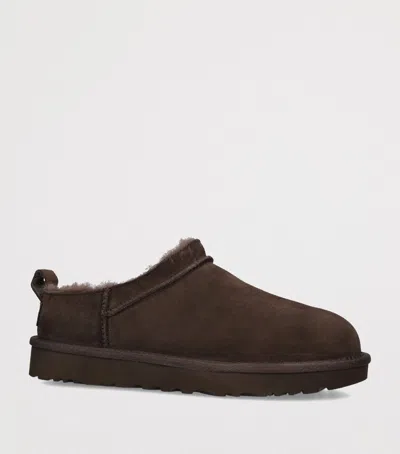 Ugg Suede Classic Micro Boots In Brown