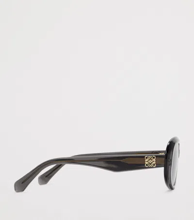 Loewe Rectangular Steps Sunglasses In Grey