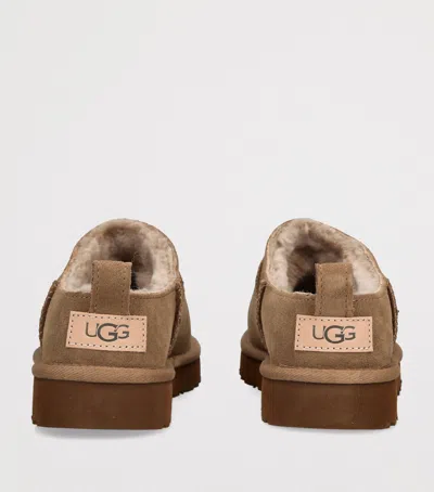 Ugg Suede Classic Micro Boots In Brown