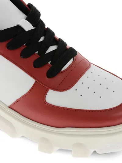 Dsquared2 White Leather Low-top Sneakers In White