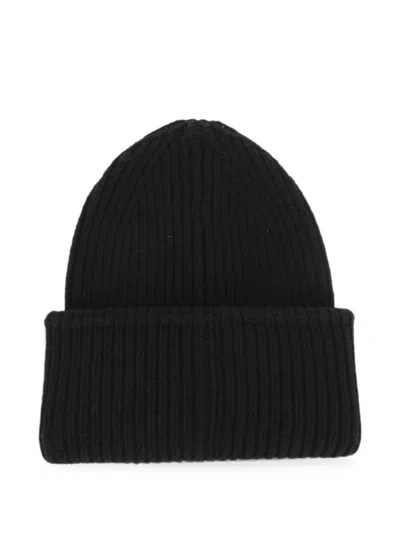 Dsquared2 Embroidered Logo-patch Beanie Hat In Black