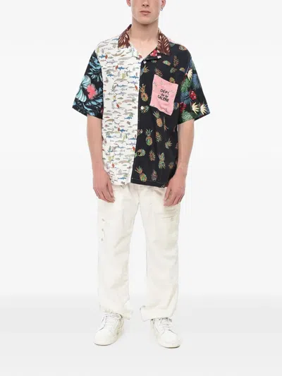 Gallery Dept. Patchwork Short-sleeve Shirt In Multi