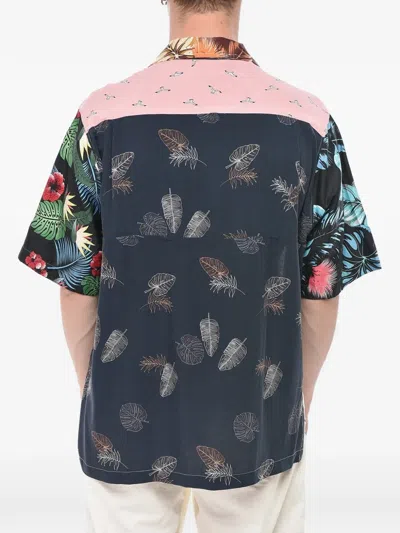 Gallery Dept. Patchwork Short-sleeve Shirt In Multi