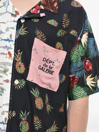Gallery Dept. Patchwork Short-sleeve Shirt In Multi