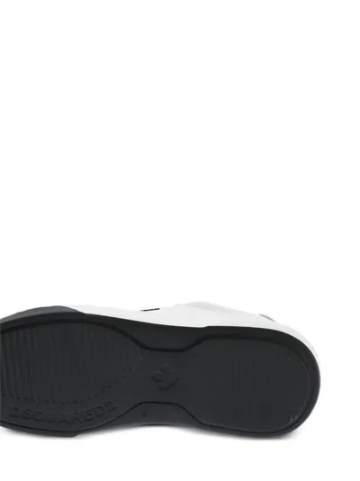 Dsquared2 Bumber Leather Sneakers In Multi