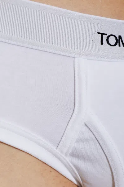 Tom Ford Black Boxer Briefs Two Pack In White