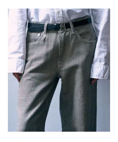 R13 Relaxed Flared Leg  Five Pocket Jean In Multi