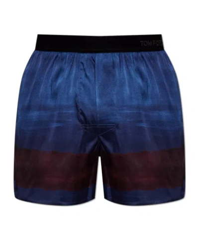 Tom Ford Logo-waistband Boxers In Multi