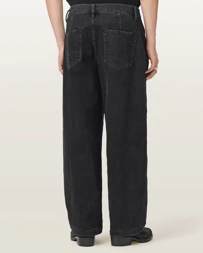 Allsaints Belt Loop Jeans In Black