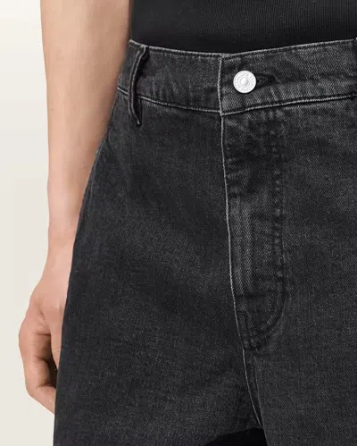 Allsaints Belt Loop Jeans In Black