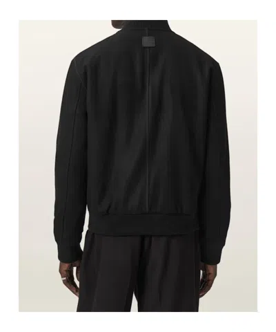 Allsaints Wool-blend Deceit Bomber Jacket In Multi