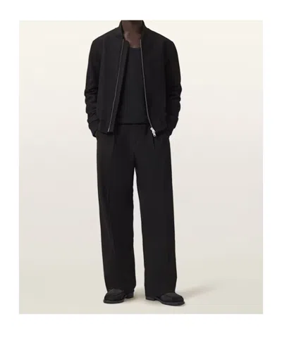 Allsaints Wool-blend Deceit Bomber Jacket In Multi