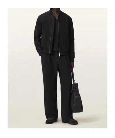 Allsaints Wool-blend Deceit Bomber Jacket In Multi