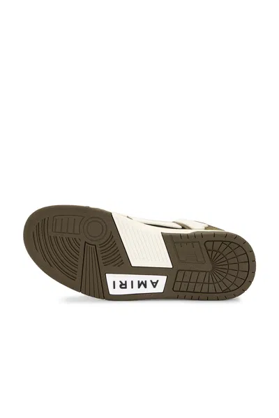Amiri Panel Sneakers Rubber Sole Low Top In Black