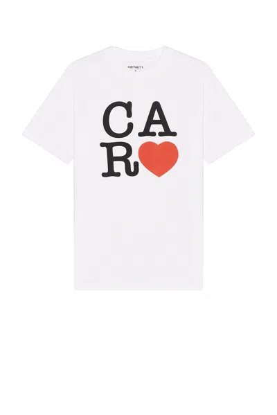 Carhartt Work In Progress I Hartt Graphic T-shirt In White