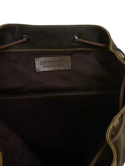 FLAG-PATCH SIDE-POCKET BACKPACK