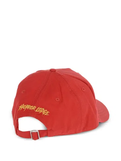 Dsquared2 Logo-motif Baseball Cap In Red