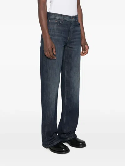 7 For All Mankind Stovepipe Belt-loop Jeans In Multi
