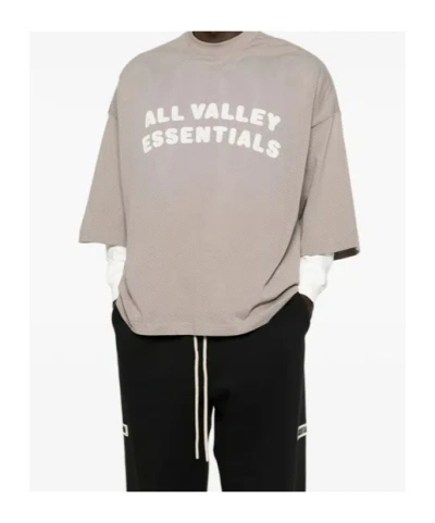 Essentials Merch Tee In Neutral