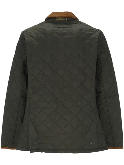 Barbour Liddesdale Quilted-pattern Jacket In Green